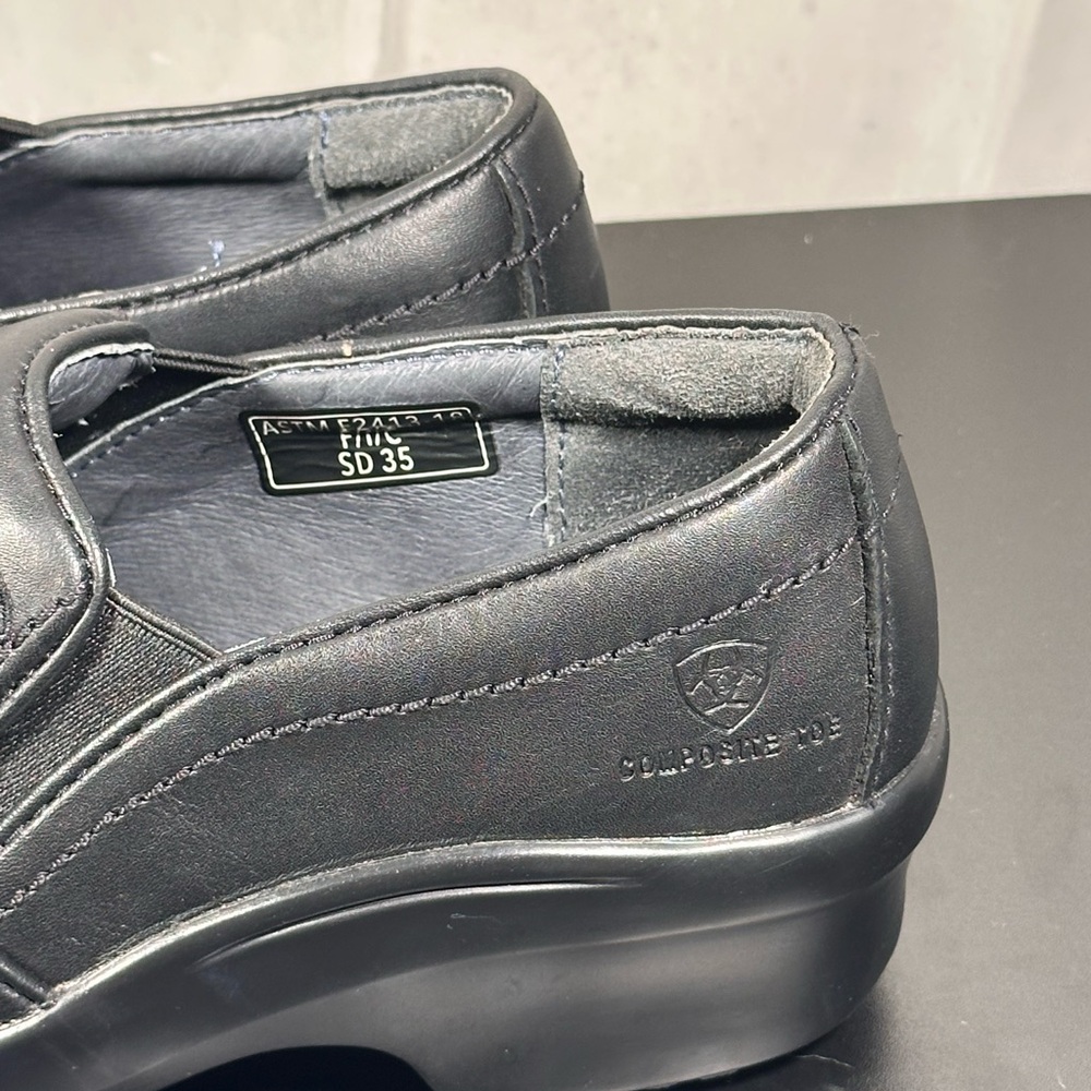 Ariat Men's Black Leather Loafers - Picture 5 of 6